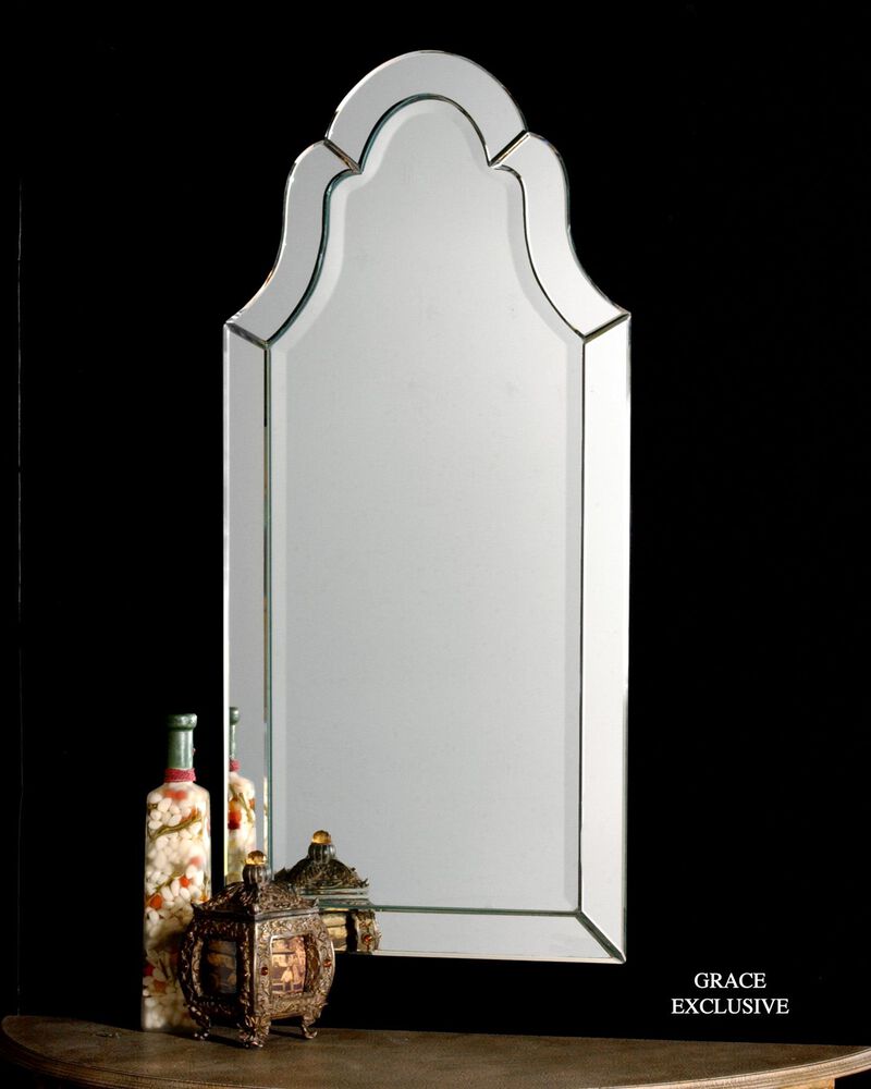 Uttermost Hovan Frameless Arched Mirror